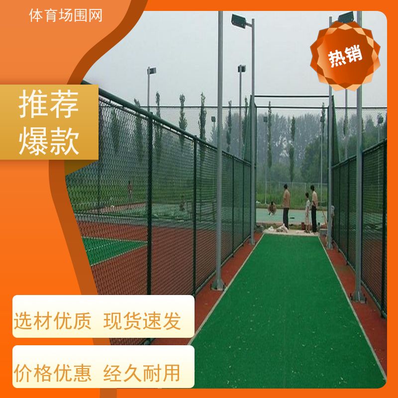 体育场包塑勾花网 足球场护栏网 铁丝网 球场围网