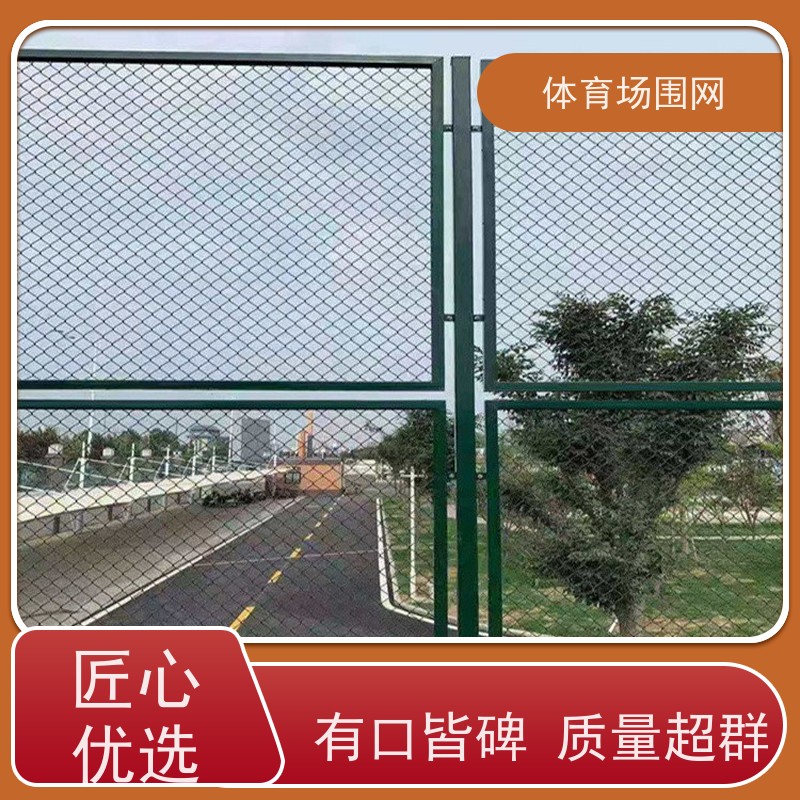 国帆体育场围网 框架式篮球场护栏网 喷塑足球场菱形网