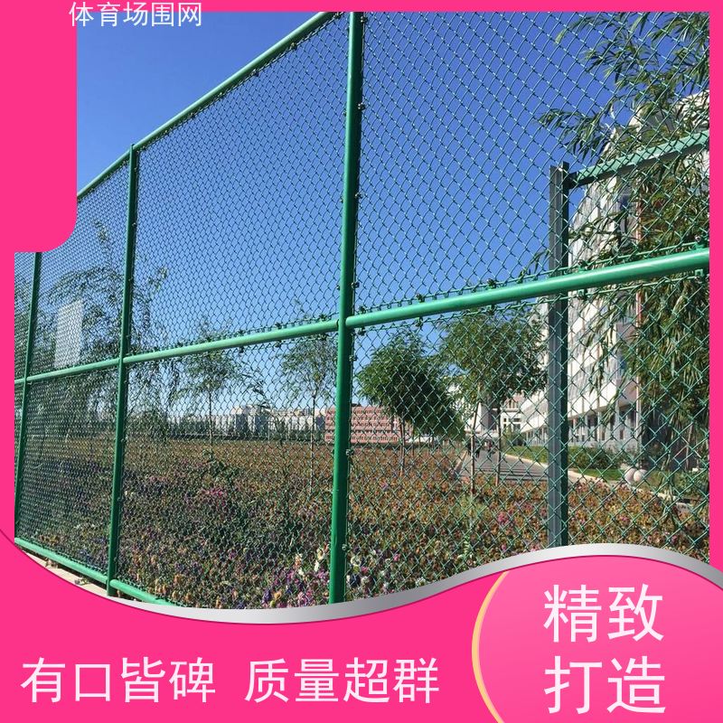 加工定制耐候防腐喷塑工艺户外球场围栏 不易变形操场护栏网