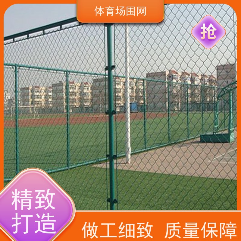 浸塑镀锌勾花围网 运动场操场护栏 足球网球训练场 小区蓝球场围挡