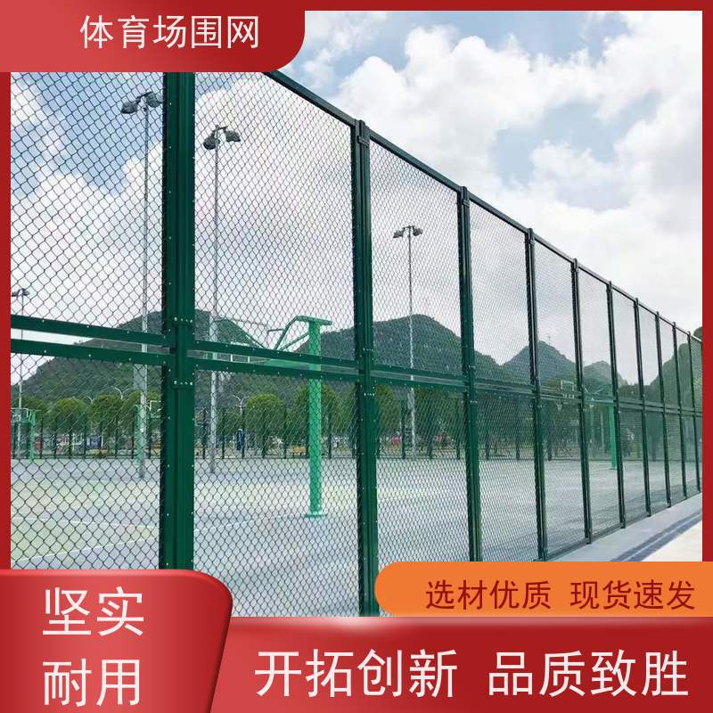 包塑勾花球场围网 庞氏金属 户外笼式围栏网篮球网 按需定制