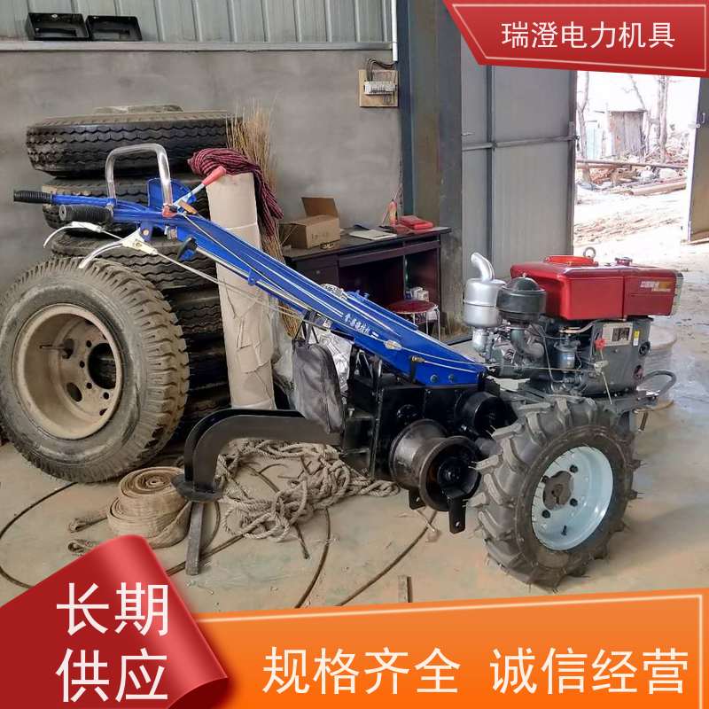 瑞澄金属工具 地线光缆 手扶拖拉机改装绞磨机 操作简单 源头厂家