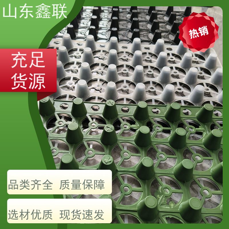 1.5cm高凹凸型高密度聚乙烯塑料排水板 PVC滤水板尺寸 浩扬