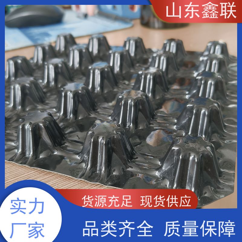 排水板 表面凹凸型塑料排蓄水板 车库零坡度排水虹吸疏水板