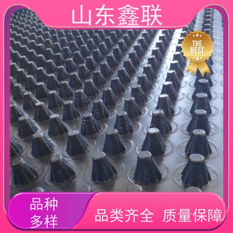 鑫联新新 耐腐蚀效果好 高密度聚乙烯 车库疏水板 塑料排水板