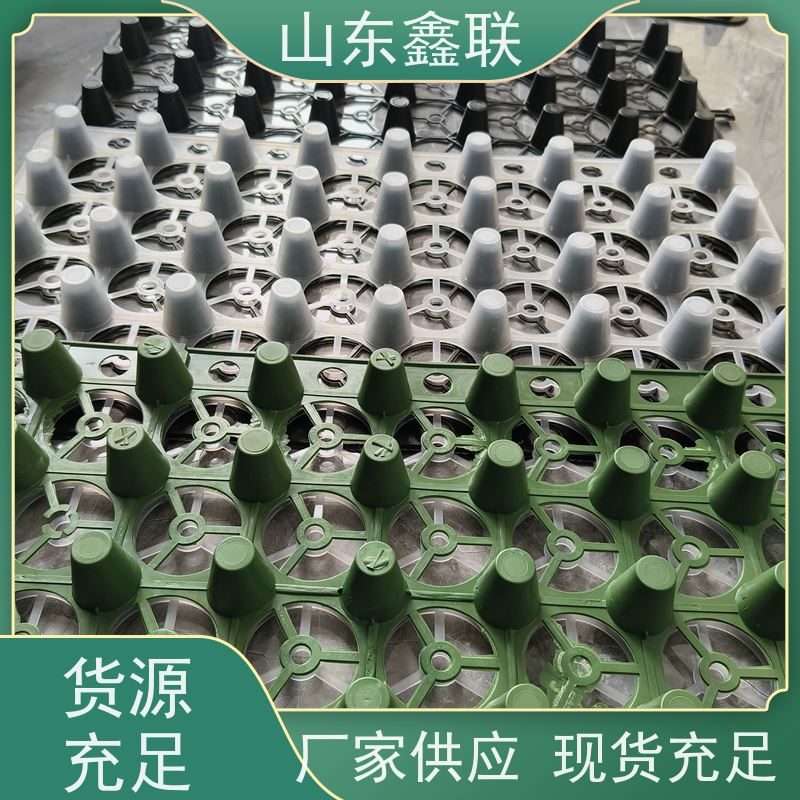 地下车库蓄排水层 20mm/25mm厚排蓄水板厂家 塑料滤水板