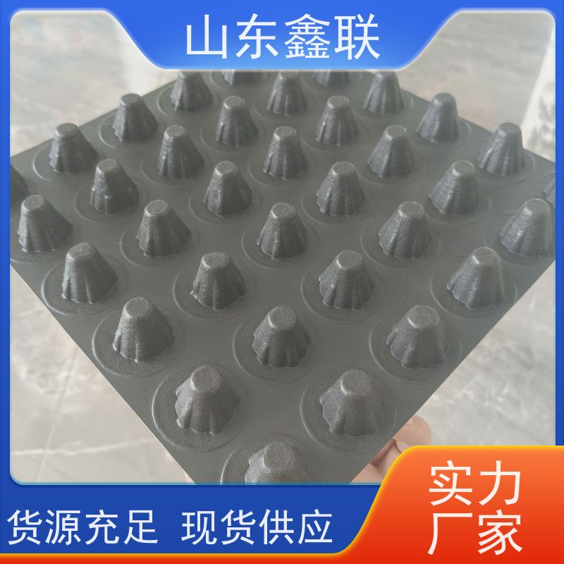 凹凸型排蓄水板20mm高25厚3公分厚塑料排水板聚丙烯PP滤水板带孔