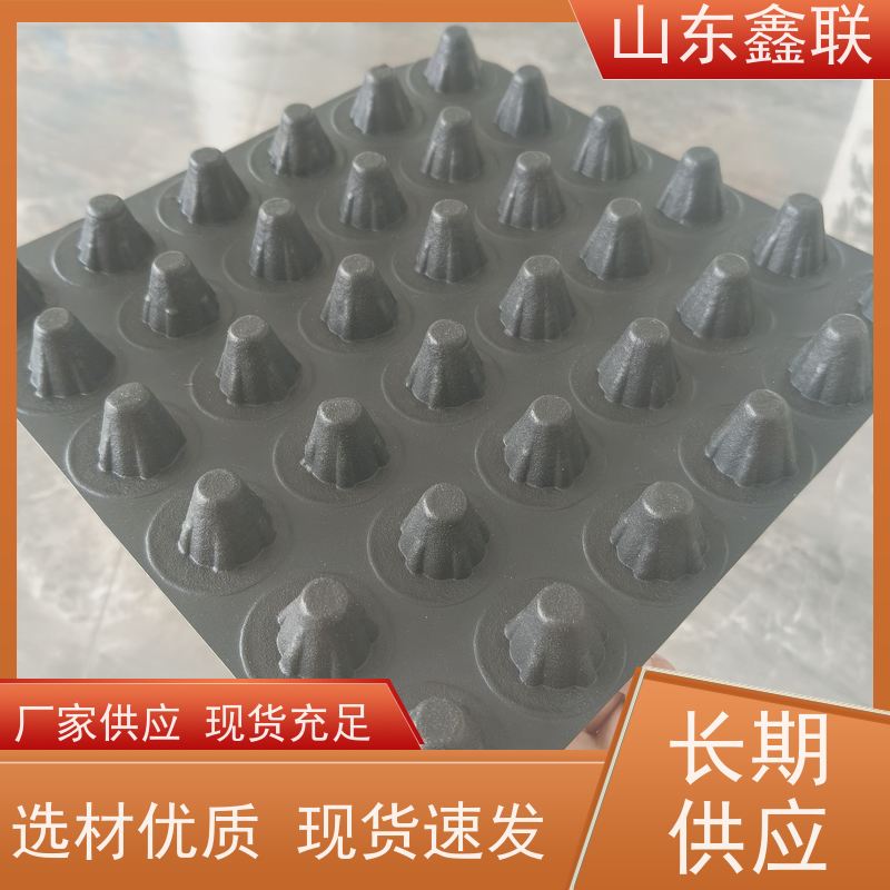 塑料夹层板 建筑工地PVC耐根穿刺用凸片排水板 耐腐蚀