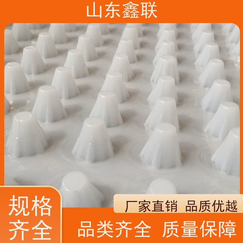 凹凸型塑料排水板 用于车库顶板 屋顶绿化的排水防水 海阔天空厂家