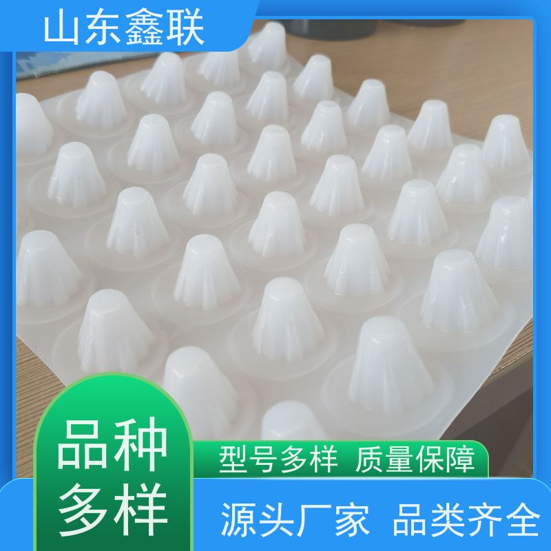 屋面虹吸排水板施工工艺 高分子排蓄异形片凸高18 鑫联新