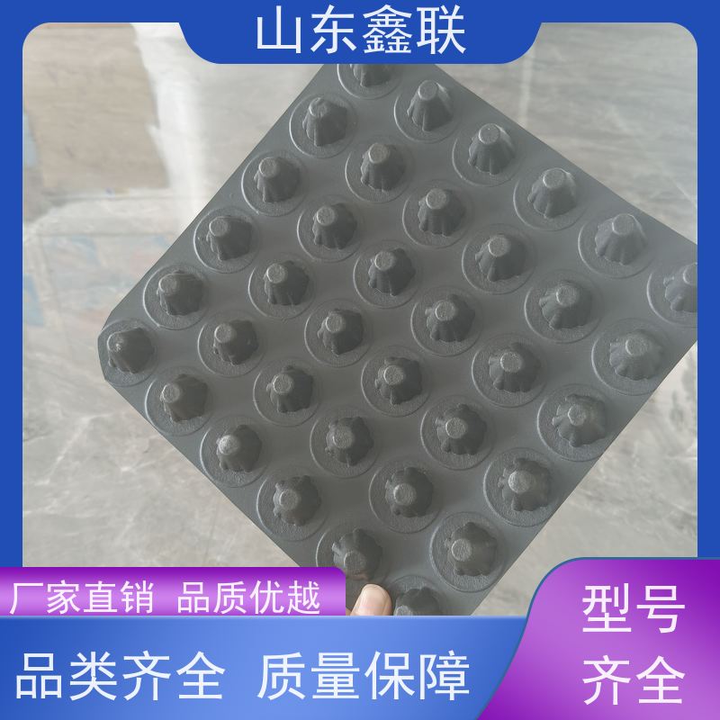 车库顶板虹吸排水系统 1.5mm凹凸排水板 地下停车场蓄排水板土工布
