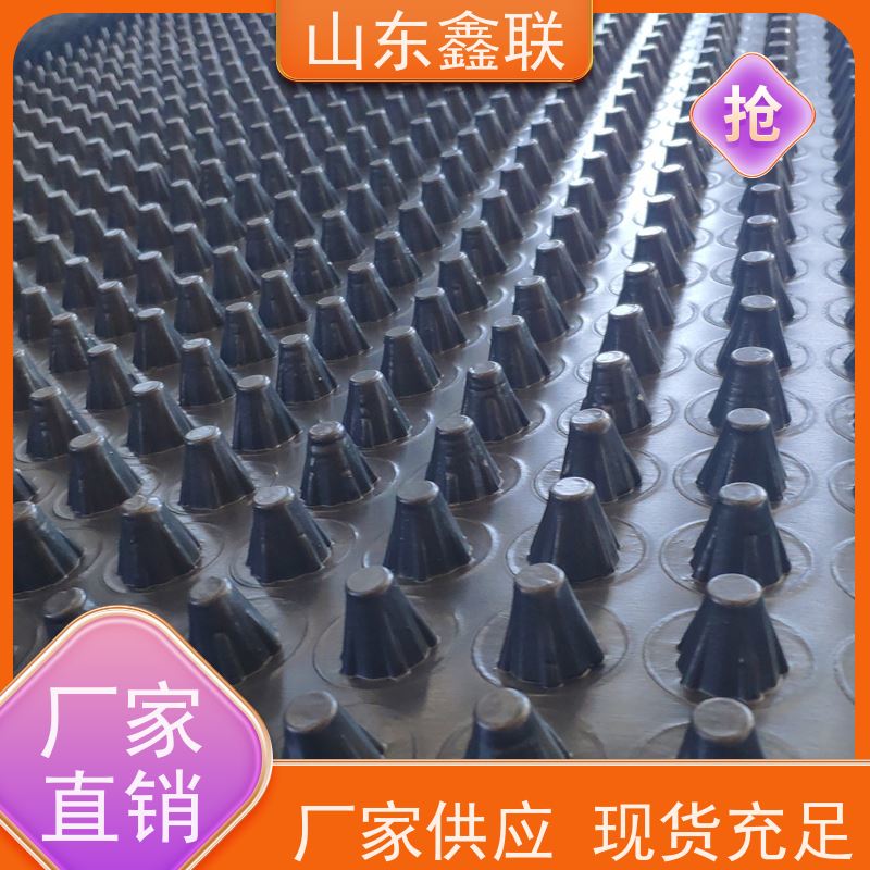 鑫联新中空圆柱形多孔凸点HDPE塑料排水板 屋面防渗