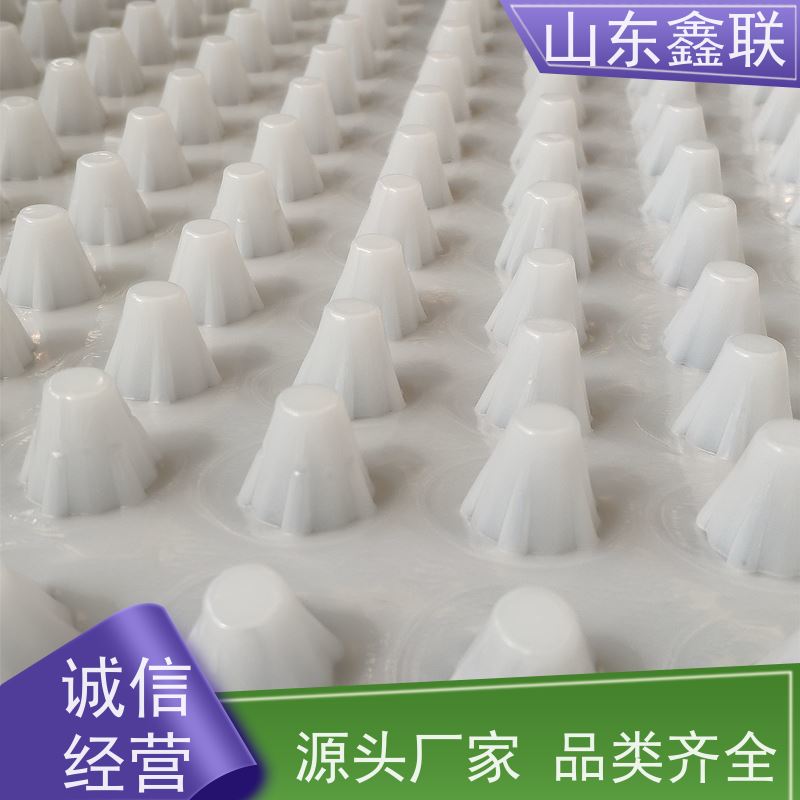 地下室种植顶板疏水板 30高塑料排水板 回填土前铺设凸片导水板