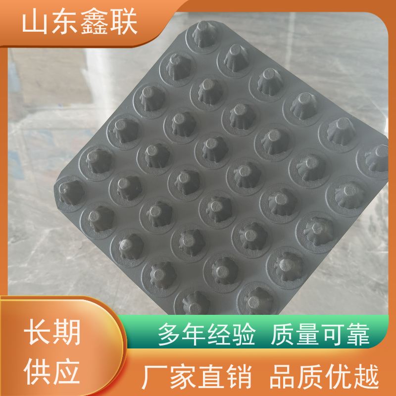 双面凹凸蓄水隔热塑料排水板 2公分高1200克种植绿化片材