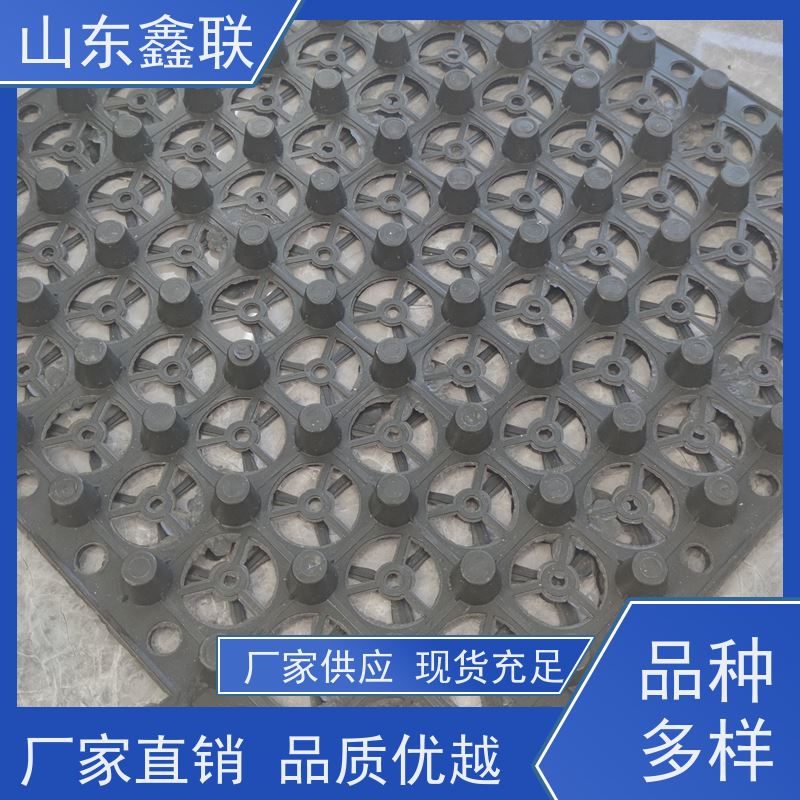 黑色白色滤水板20排水板地下室顶板底板用塑料高密度聚乙烯疏水板