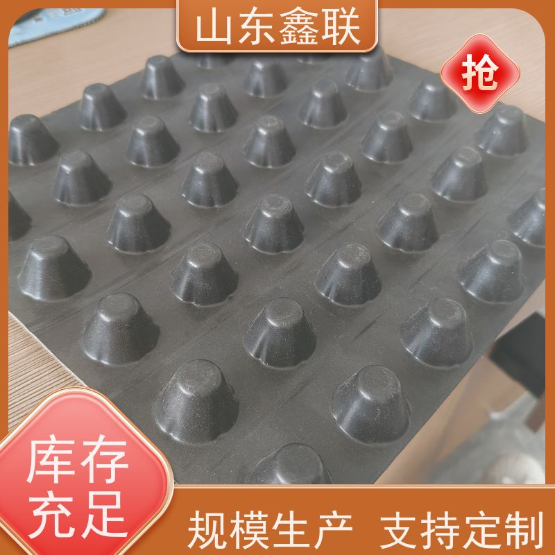 塑料PVC排水板 鑫联新品牌 抗压强度高 车库顶板种植屋面用