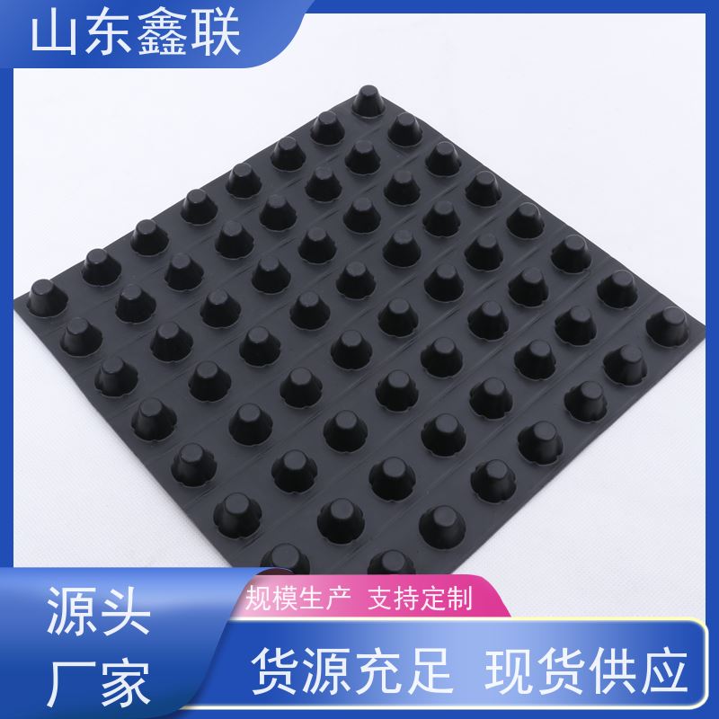 16高密度聚乙烯排水板 花园绿化用塑料凸片排水层万高牌