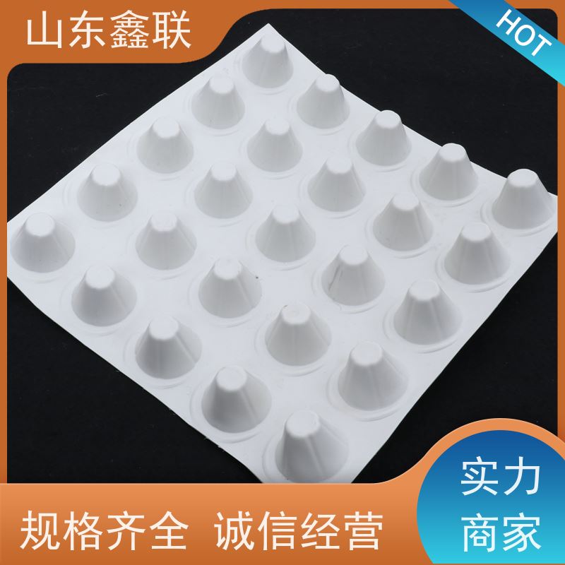 PED14高分子防护排水异形片 塑料排水板 虹吸排水系统 凹凸型蓄排