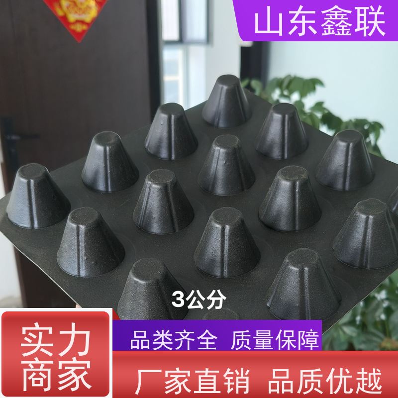 屋顶花园凹凸型疏水板 全新料hdpe塑料排水板材 可包施工