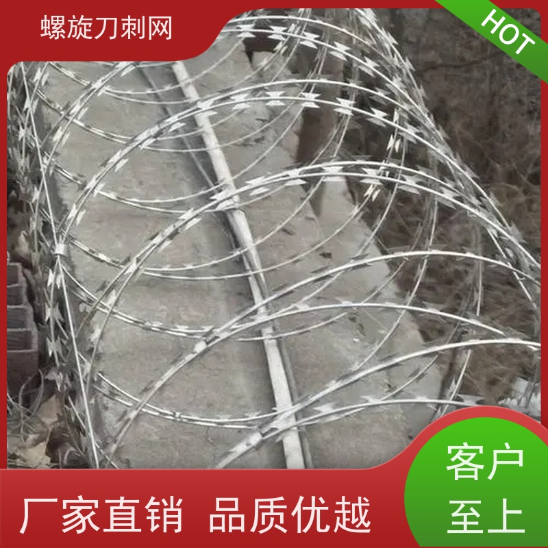 防护网带刺铁丝滚笼小区学校防盗网围墙刀刺网颜色