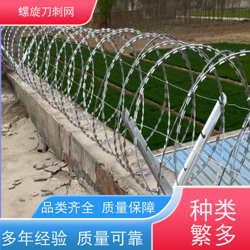 不锈钢滚笼防锈防护网防攀爬铁蒺藜围墙刀刺网安装