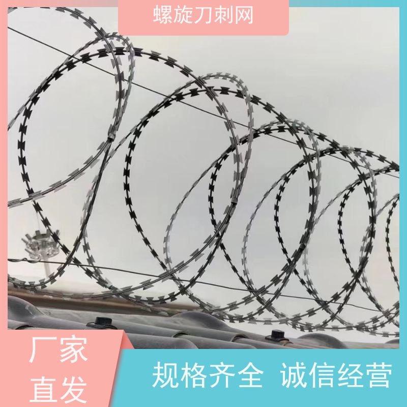 热镀锌不锈钢刀片刺绳275g刀刺网高锌刺丝滚笼安装