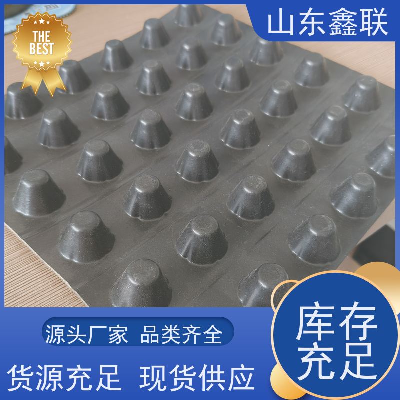 地下室墙体 聚乙烯复布排水板 25高塑料储水板 车库虹吸排蓄水板