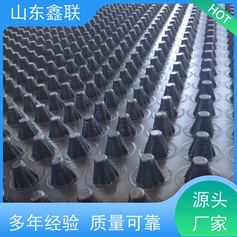 凹凸型塑料排水板 高密度聚乙烯疏水板 规格型号全