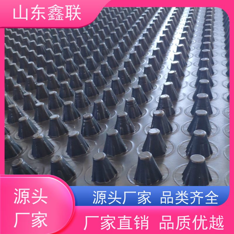 绿化阻根凹凸型鑫联新 h25塑料夹层疏水板 HDPE材质