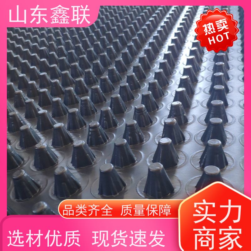覆布排水板 土工布 高密度聚乙烯 屋顶导水阻根 塑料疏水板