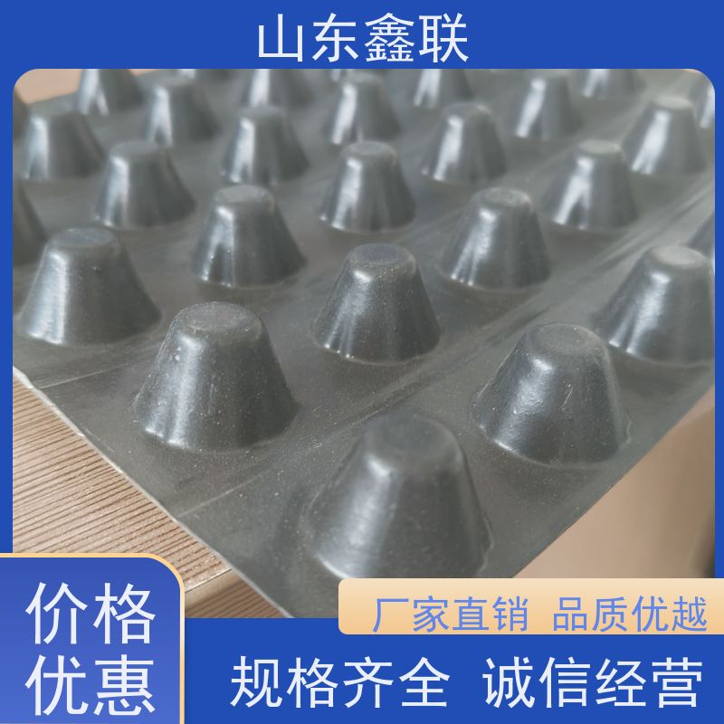 HDPE凹凸排水板H20H25H30地下室停车场车库顶板底板用塑料疏水板
