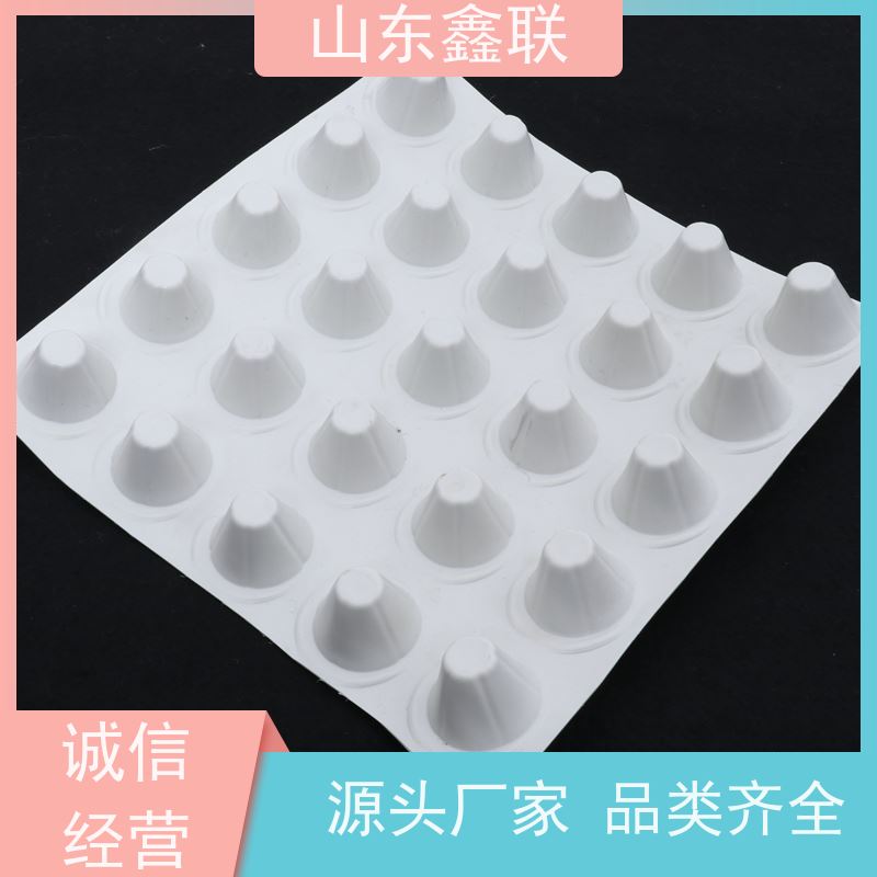 张 掖 排水板厚度0.6mm0.8mm 20mm防穿刺塑料凹凸疏水板