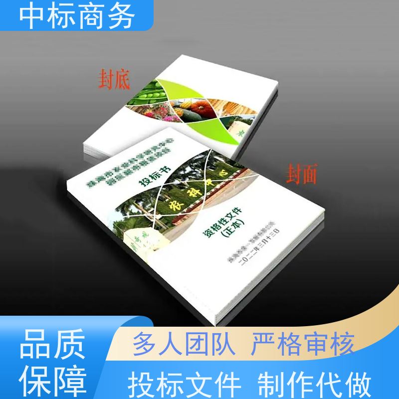 中标商务 成 都 制作投标文件公司 可接急单 免费修改 诚信经营 服务好
