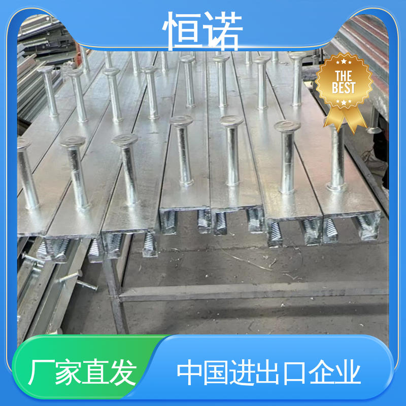 带齿管廊槽式预埋件 抗拉强度大 长度可选 恒诺
