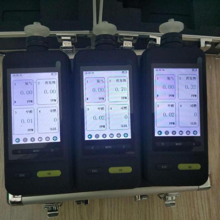 LB-KY4X便携泵吸式四合一气体检测仪 路博可燃