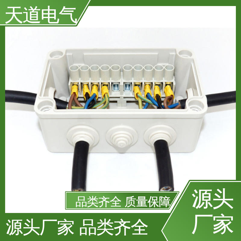 天道电气 IP56防水分线盒 耐寒阻燃 防尘耐用抗冲击 
