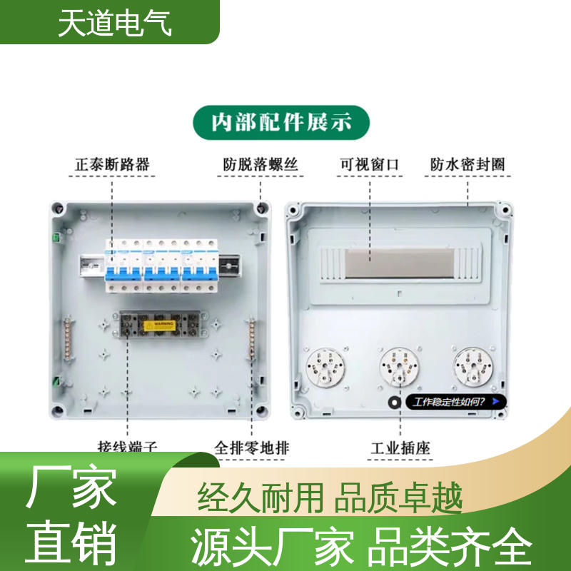 天道电气 精工品质匠心制造 IP67 防水插座配电箱