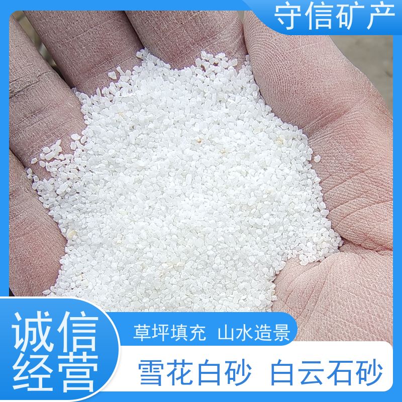 守信矿产 60-80目白云石砂 不发火砂浆混凝土 货源充足
