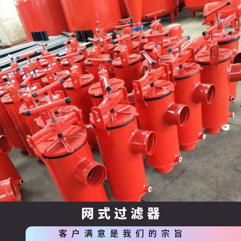 网式过滤器安装图 可清洗 碳钢、不锈钢 是 励进环保 橡胶 LJW-10