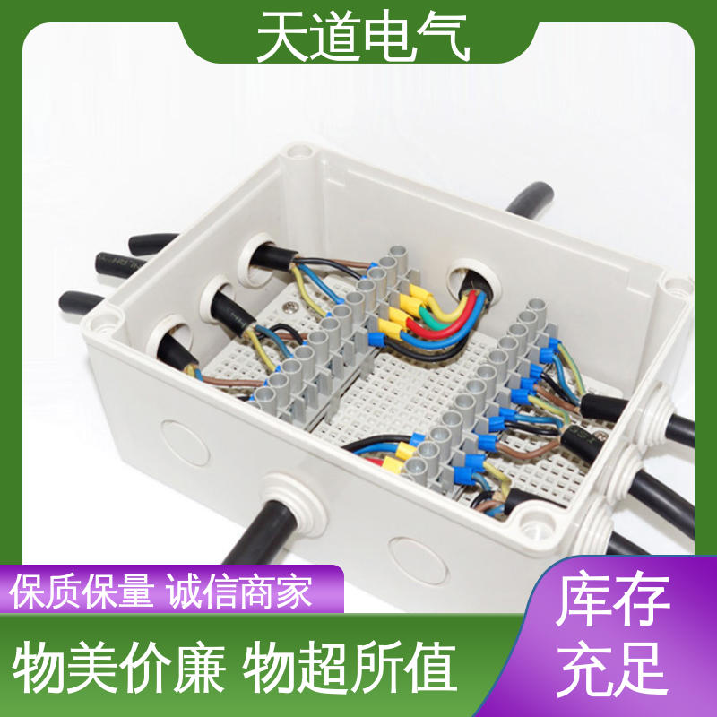 天道电气 耐寒阻燃 保护用电安全 塑料防水接线盒 