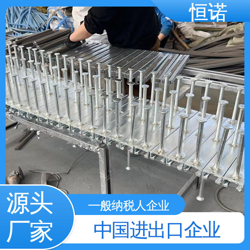 恒诺 来图加工 带齿热镀锌预埋槽道 焊接工字钢