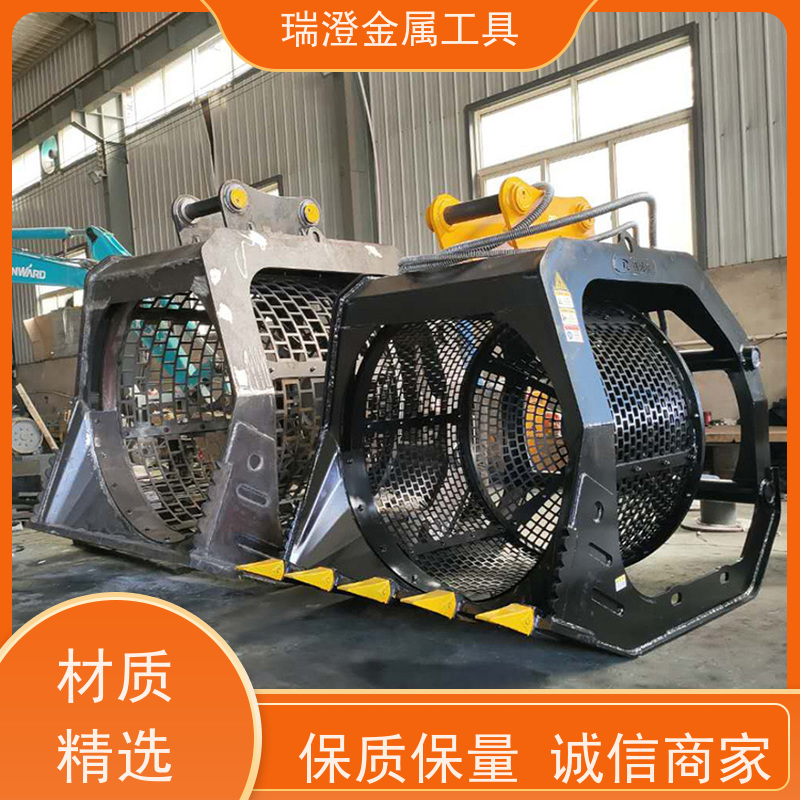 瑞澄挖机属具 矿渣分级 挖掘机滚筒筛 高效均匀 严格品控