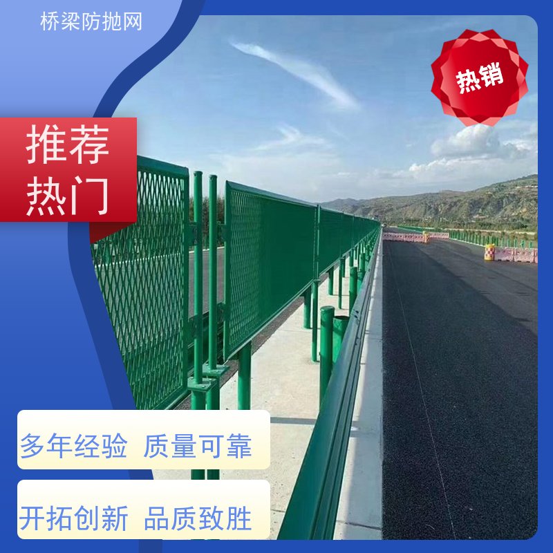 防抛网菱形桥梁防护网分隔带网高速公路防眩网
