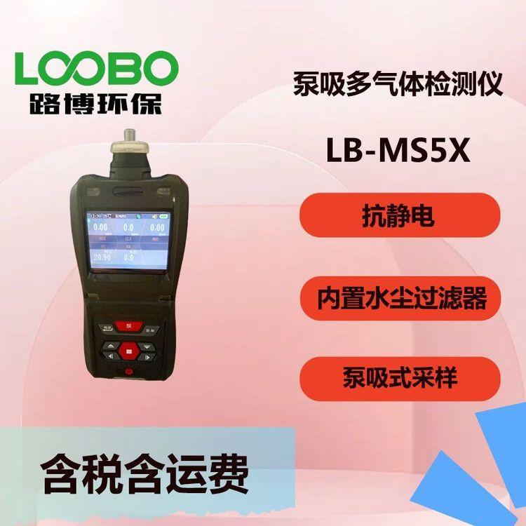 多参数气体检测仪LB-MS5X 有毒有害气体检测器 手持式气 体分析仪