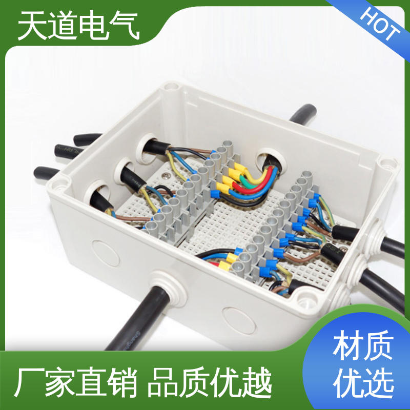 耐寒阻燃 塑料防水接线盒 精细实用 暴雨无忧 天道电气