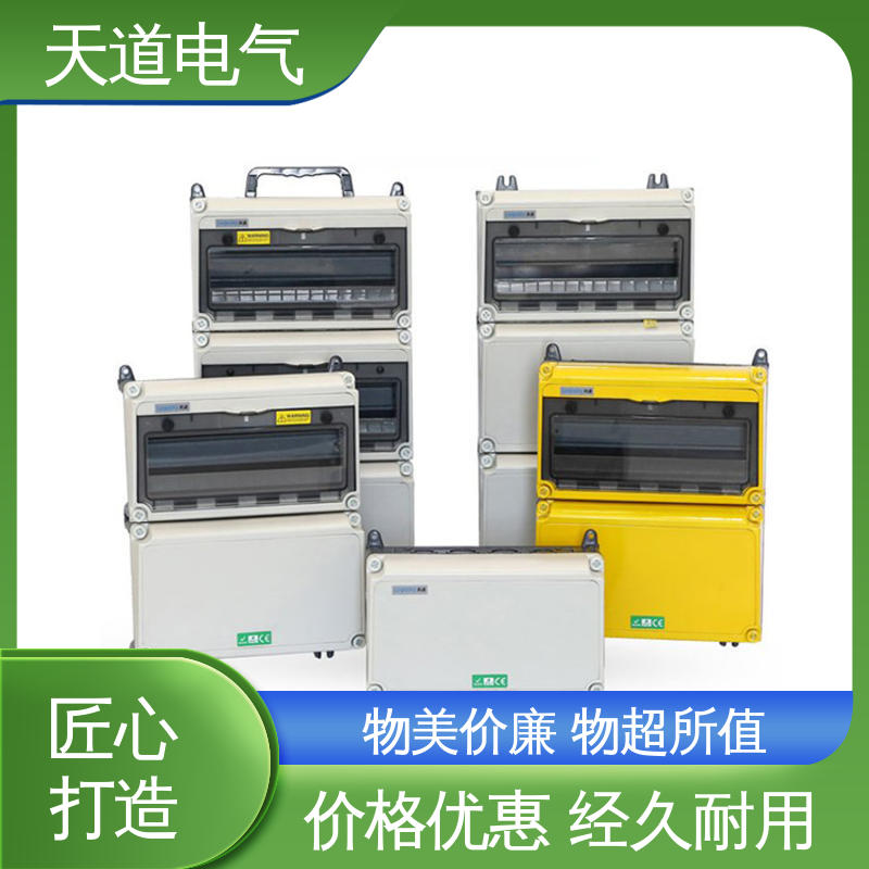 不惧恶劣环境 保护用电安全 耐寒阻燃 塑料阶梯式插座箱 天道电气