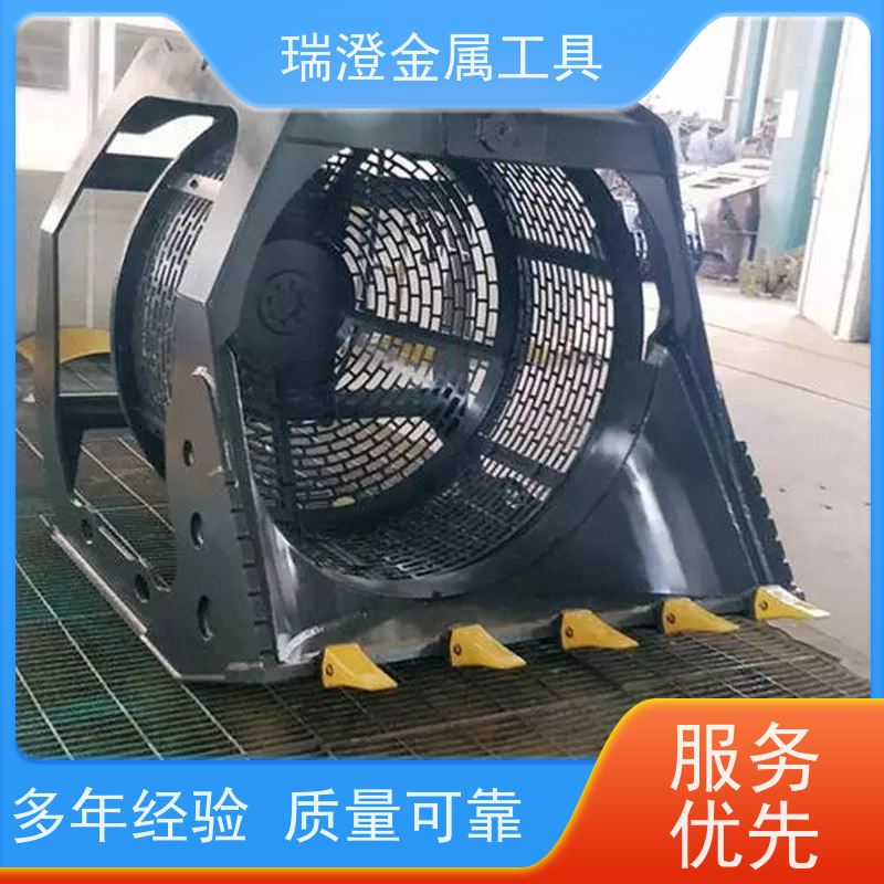 瑞澄金属工具 土壤筛分 挖掘机滚筒筛 适应性强 厂家供应