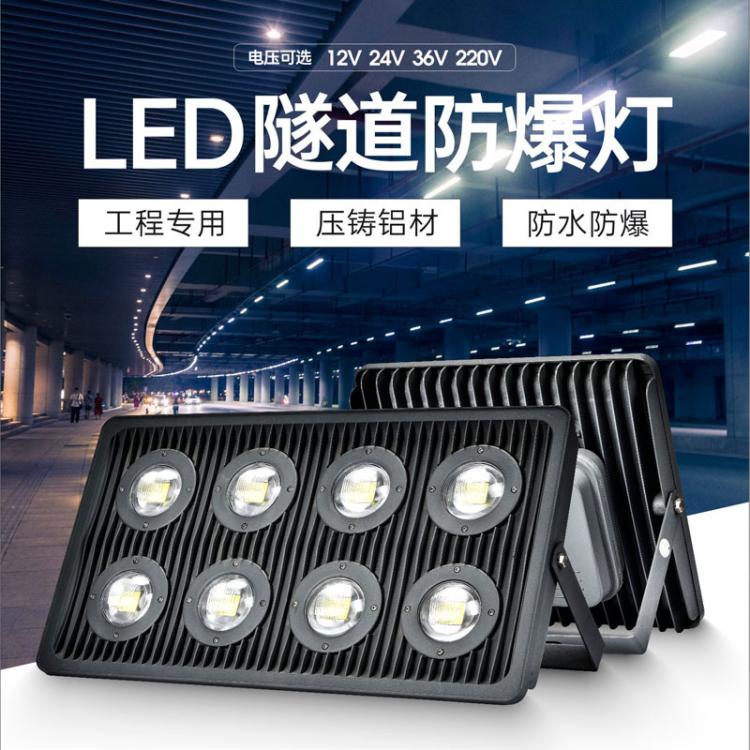 隧道led投光灯公园广场球场投射灯低压12V24V厂房仓库防爆照明灯