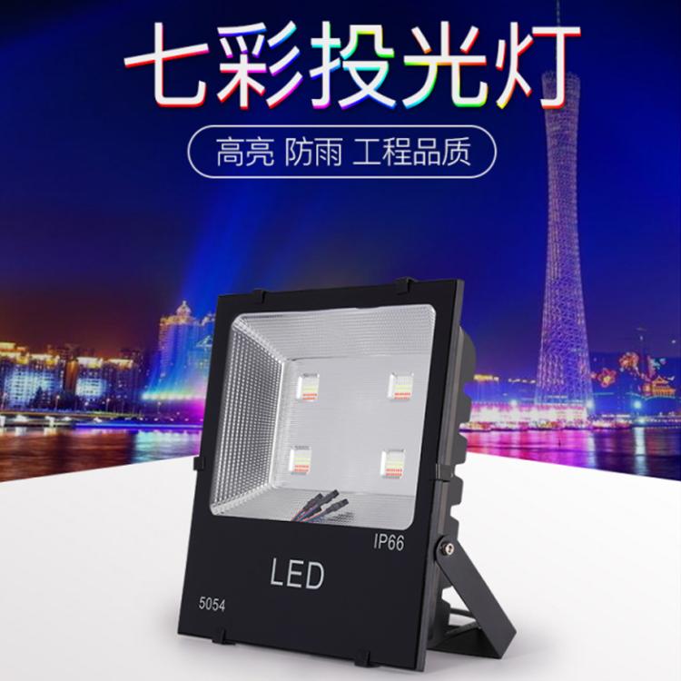 led照树灯景观户外防水投光灯庭院射树灯花园树灯草坪灯七彩射灯