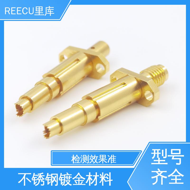REECU 里库 支持加工定制 不锈钢镀金材料 间距为4MM的PAD测试探针